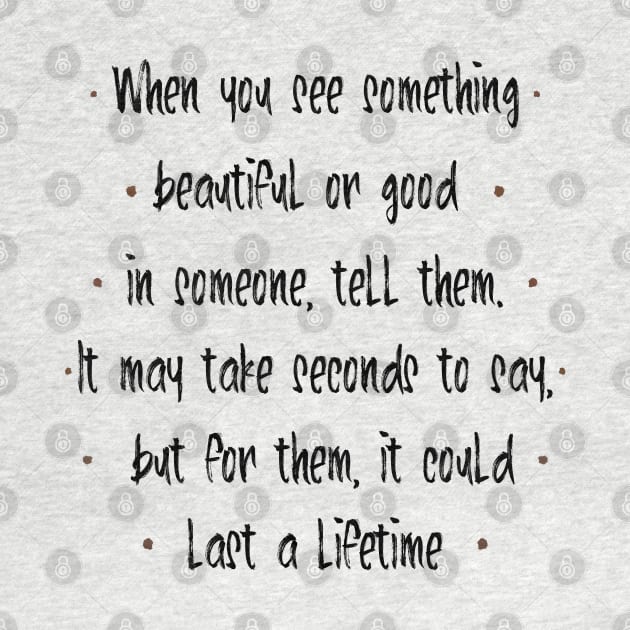 When you see something beautiful or good in someone | Nice Person by FlyingWhale369